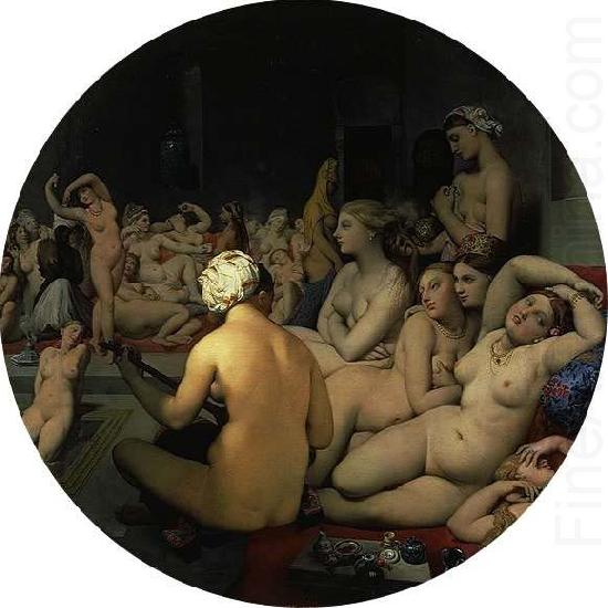 The Turkish Bath, Jean Auguste Dominique Ingres